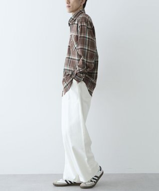 CRAFT STANDARD BOUTIQUE ネルチェックシャツ Brown