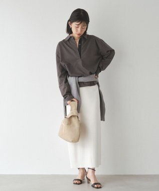  【2025AW新作】本革スエード巾着ハンドバッグ(CE-1582)