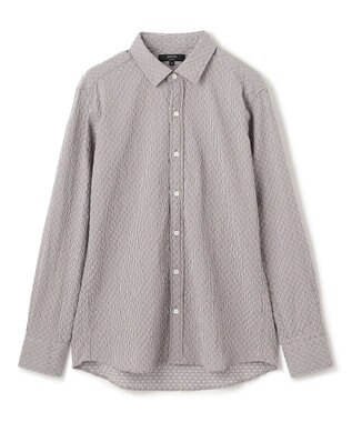 JOSEPH HOMME トライジャガード ストライプ ストレッチ    レギュラーカラーシャツ ベージュ系1