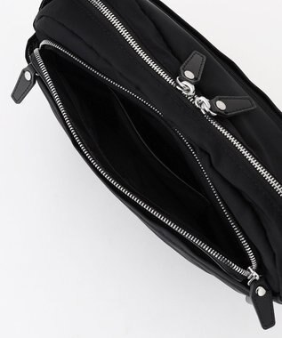 Y'SACCS ポリエステルツイル ショルダーバッグ ブラック