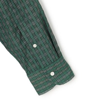J.PRESS MEN 【こだわりの逸品】シアージャカードチェック シャツ / B.D. グリーン系3
