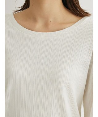 Green Parks 前後２ＷＡＹパワショルリブプルオーバー Ecru