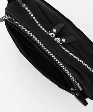 Y'SACCS ポリエステルツイル ショルダーバッグ ブラック