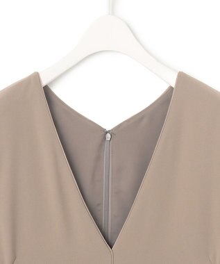 ICB 【WEB限定・洗える】 ライトダブルクロス ジャンパースカート ワンピース ライトモカ系