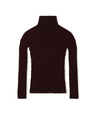 Chacott 【ノーソーイングニット】リバーシブルハイネックトップ