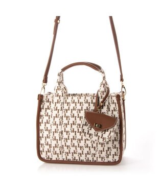 LA BAGAGERIE コットンクラシック2WAYトート Sサイズ キャメル