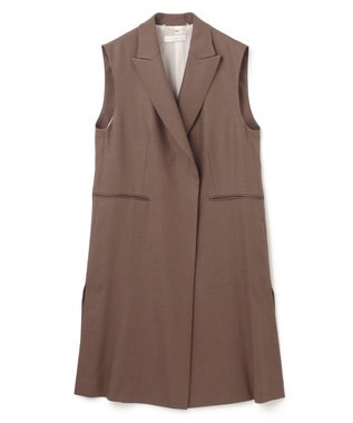 BEIGE， CAROLE / ロングテーラードジレ Mocha