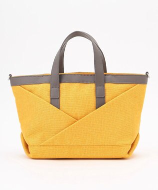 Y'SACCS リネンライク　イニシャルトート　Sサイズ イエロー