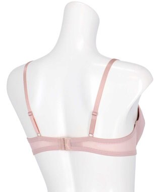 une nana cool 胸もとフィットをリボンでキープ リボンブラ シナモンブラウン