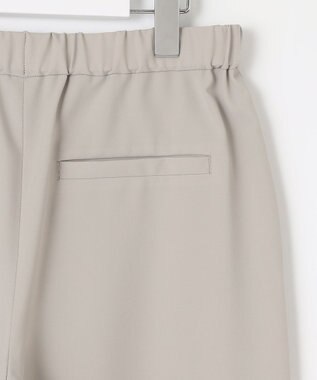 自由区 L 【洗える】ライト2WAYストレッチワイド パンツ グレー系