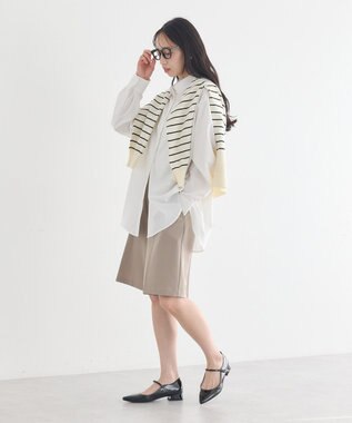 earth music&ecology スタンダードシャツ Off White