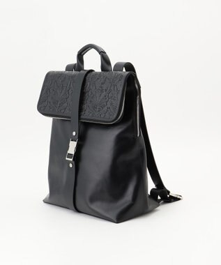 GRACE CONTINENTAL Square Backpack ブラック