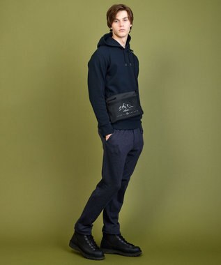 JOSEPH ABBOUD MOUNTAIN 【軽量/撥水/男女兼用】ウールライクサコッシュ グレー系