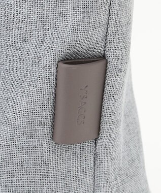 Y'SACCS リネンライク　イニシャルトート　Sサイズ ライトグレー