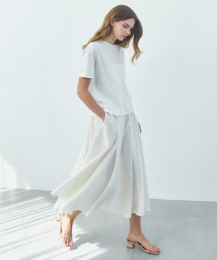 BEIGE， CLARK / タックボリュームスカート