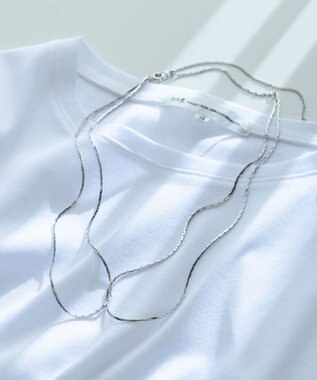 23区 【Oggi10月号掲載】ダブルチェーン ネックレス