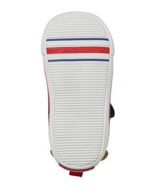 MIKI HOUSE HOT BISCUITS 【14-16cm】 かかと顔ドン デニム セカンドベビーシューズ 紺