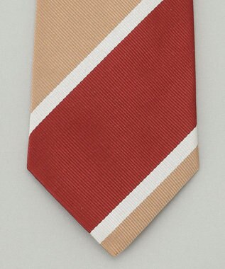 GOTAIRIKU 【日本製】西陣ネクタイ＿BEIGE レッド系1