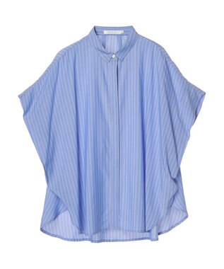 AMERICAN HOLIC サラックールフレンチスリーブシャツ Stripe Navy