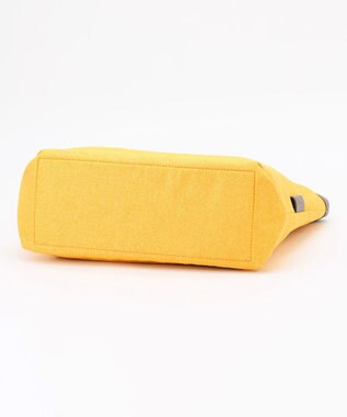 Y'SACCS リネンライク　イニシャルトート　Mサイズ イエロー