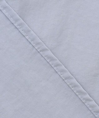 #Newans 【撥水加工/洗濯機可能】〈小柄さんにお勧め〉パフスリーブフレアワンピース ブルーグレー