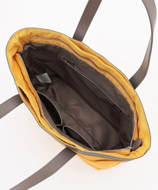 Y'SACCS リネンライク　イニシャルトート　Mサイズ イエロー