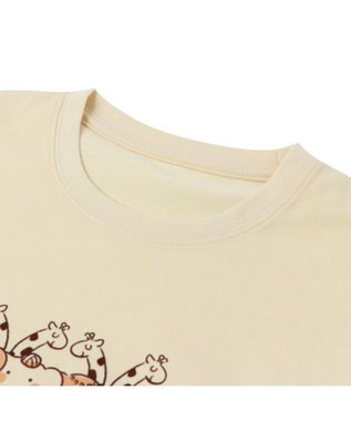 Mother garden しろたん Tシャツ 半袖 《おつカレー》  ユニセックス 男女兼用 ベージュ