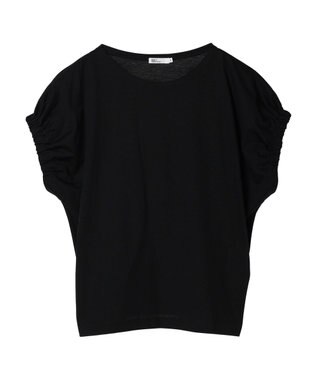 CRAFT STANDARD BOUTIQUE 【ＵＶカット】ギャザースリーブプルオーバー Black