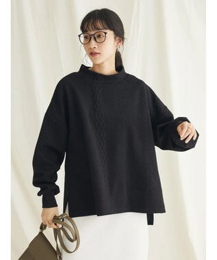 CRAFT STANDARD BOUTIQUE JQカットボリュームスリーブMOCプルオーバー1 Black