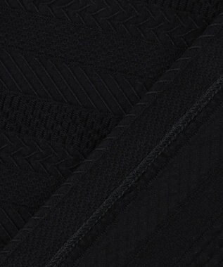 JOSEPH HOMME 【新柄 / 新素材】ジャガードボーダー　クルーネックTシャツ ブラック系