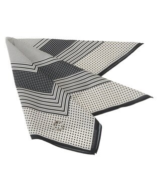 AMERICAN HOLIC 【リングSET】ドット柄スカーフ Black