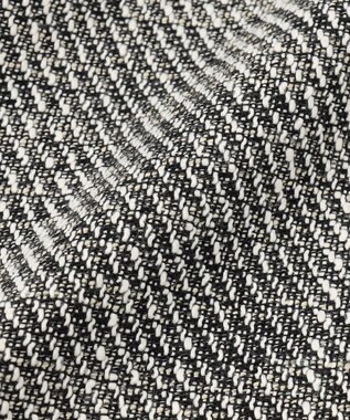 Feroux 【セットアップ対応】ツイードミニ スカート ブラック系2