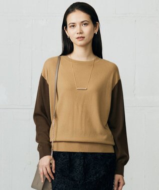 【カタログ掲載】ファインウールカシミヤクルーネック ニット