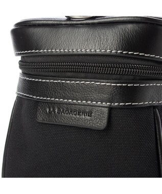 LA BAGAGERIE 【倉敷帆布】キャンバスバニティバッグ ブラック
