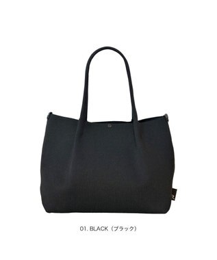 ROOTOTE 1074【手洗い可能】LT.デリ.ルフル-B 01：ブラック