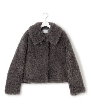 23区 L 【GOLD LABEL】カーリーニードルファー ブルゾン