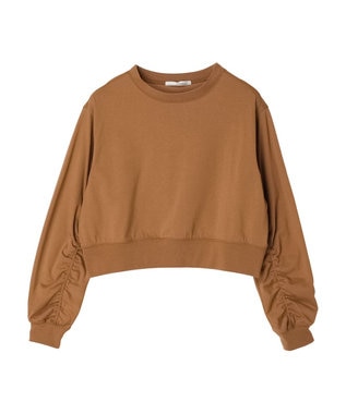 Green Parks ・ＥＬＥＮＣＡＲＥ　ＤＵＥシャーリング袖プルオーバー Dark Orange