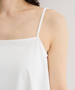 Green Parks 裾レースイレヘムキャミ White
