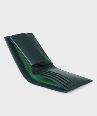 Paul Smith コンビネーション 2つ折り財布 ダークグリーン
