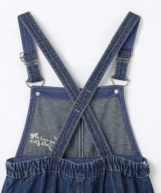 ANY KIDS デニムジャンパースカート ネイビー