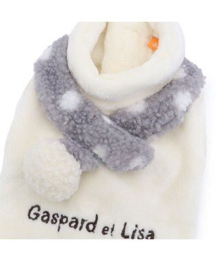 PET PARADISE リサとガスパール マフラー ベスト 小型犬 オフホワイト