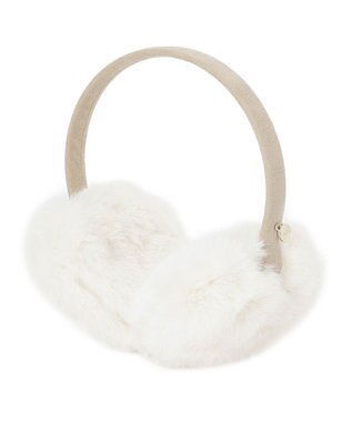 MOONBAT 【ラッピングBOX付き】FURLA ハート型イヤマフ オフホワイト
