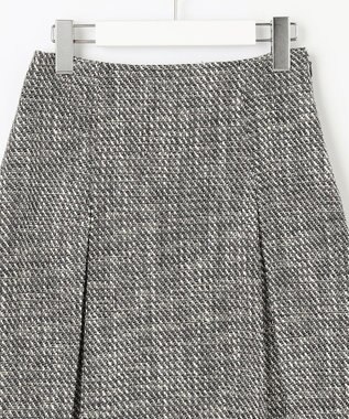 Feroux 【セットアップ対応】ツイードミニ スカート ブラック系2