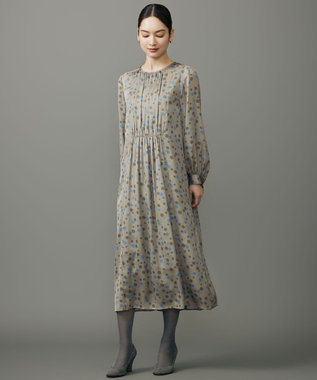 【新品未使用】自由区　ポルカドットプリント　ワンピース　38 洗える】ポルカドットプリント ワンピース / 自由区