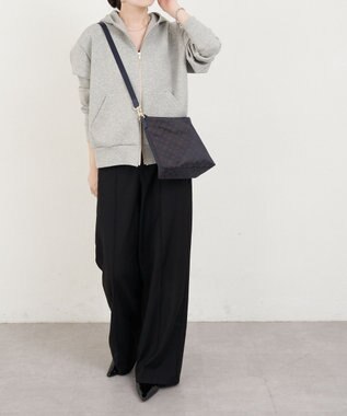 russet ナイロンジャガード2WAYミニショルダーバッグ(CE-1627) Purple/BR