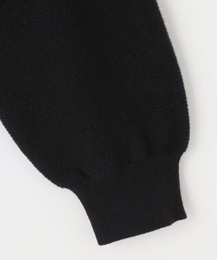 ANY L 【ウエストゴム/洗濯機可能】ハンドトゥースセットアップ ブラック×オフ