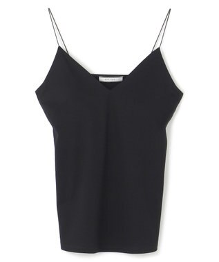 BEIGE， 【洗える・Precious 7月号掲載】ABELIA / コットンVラインカップ付きキャミソール Black