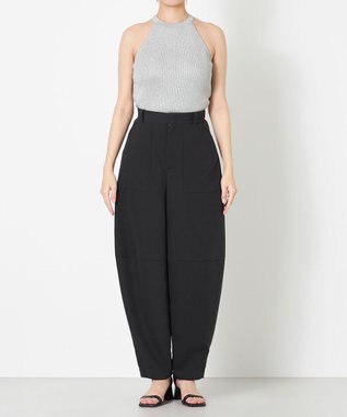 NAVE 【Nave・セットアップ可/洗える/撥水】スパンツイル パンツ ブラック系