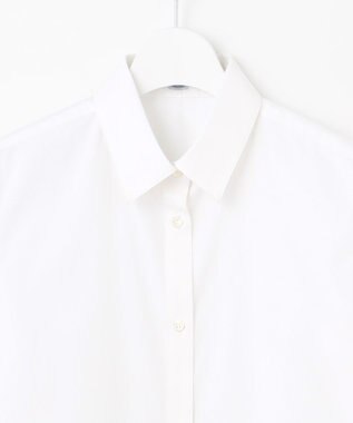 J.PRESS LADIES S 【リクルート対応】ホワイトブロード シャツカラーブラウス ホワイト系