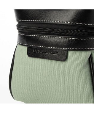 LA BAGAGERIE 【倉敷帆布】キャンバスバニティバッグ ライトグリーン
